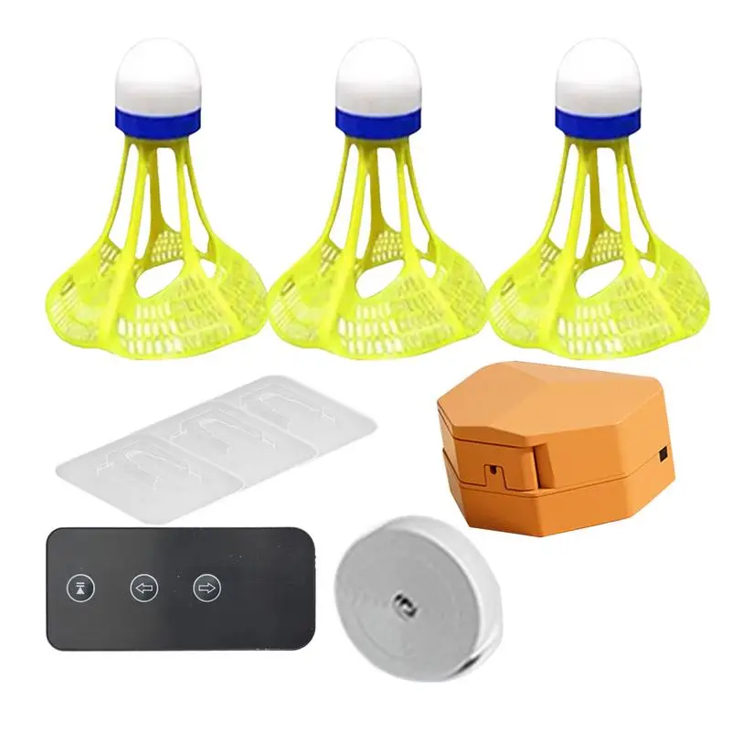 

Учебный портативный робот для бадминтона, саморегулирующийся учебный инструмент для бадминтона, LuminousShuttlecock