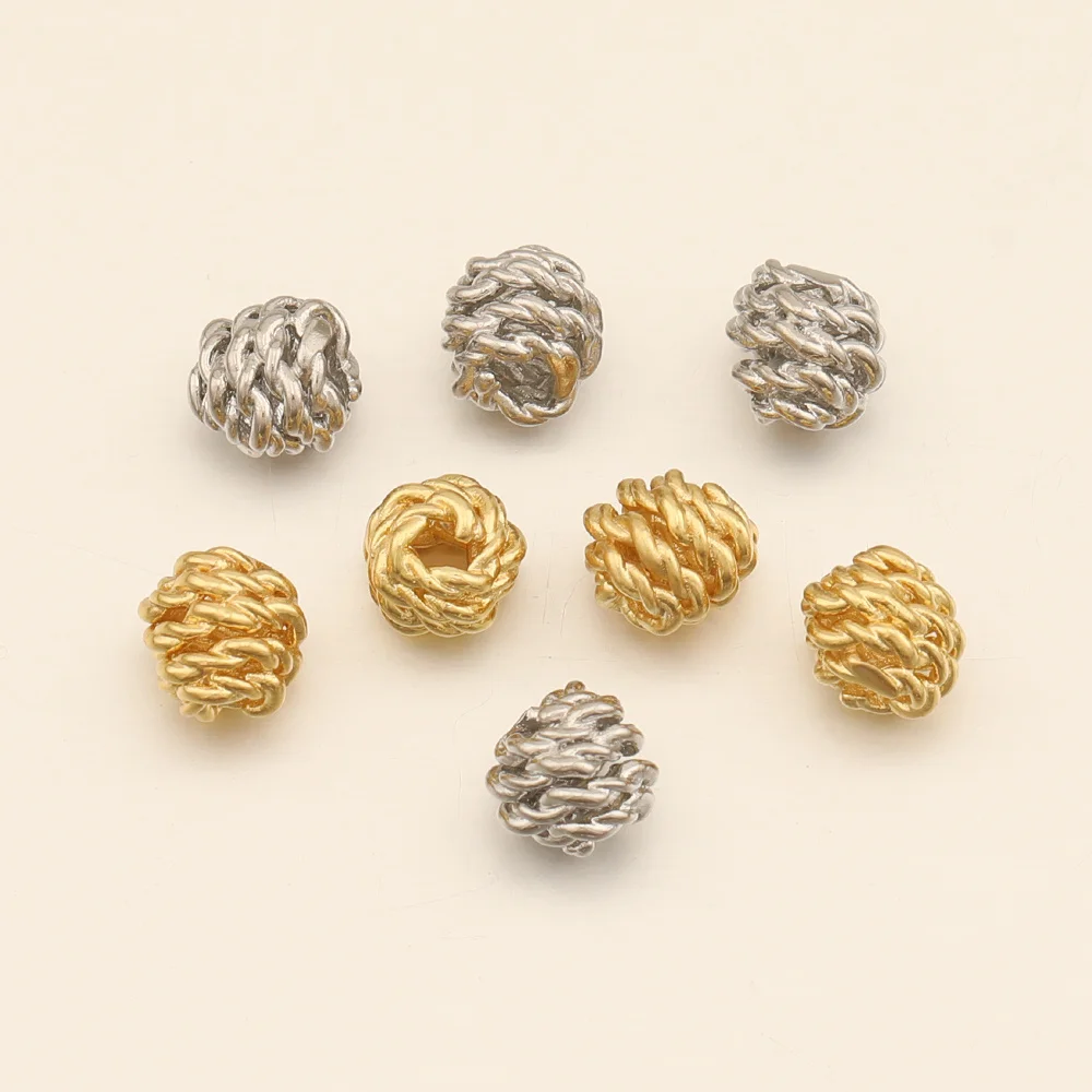 Cordial Design 8*9MM 100Pcs Jewelry Copper Bead/Round Shape/Genuine Gold Plating/Jewelry Findings & Components/DIY Hand Made - cordial