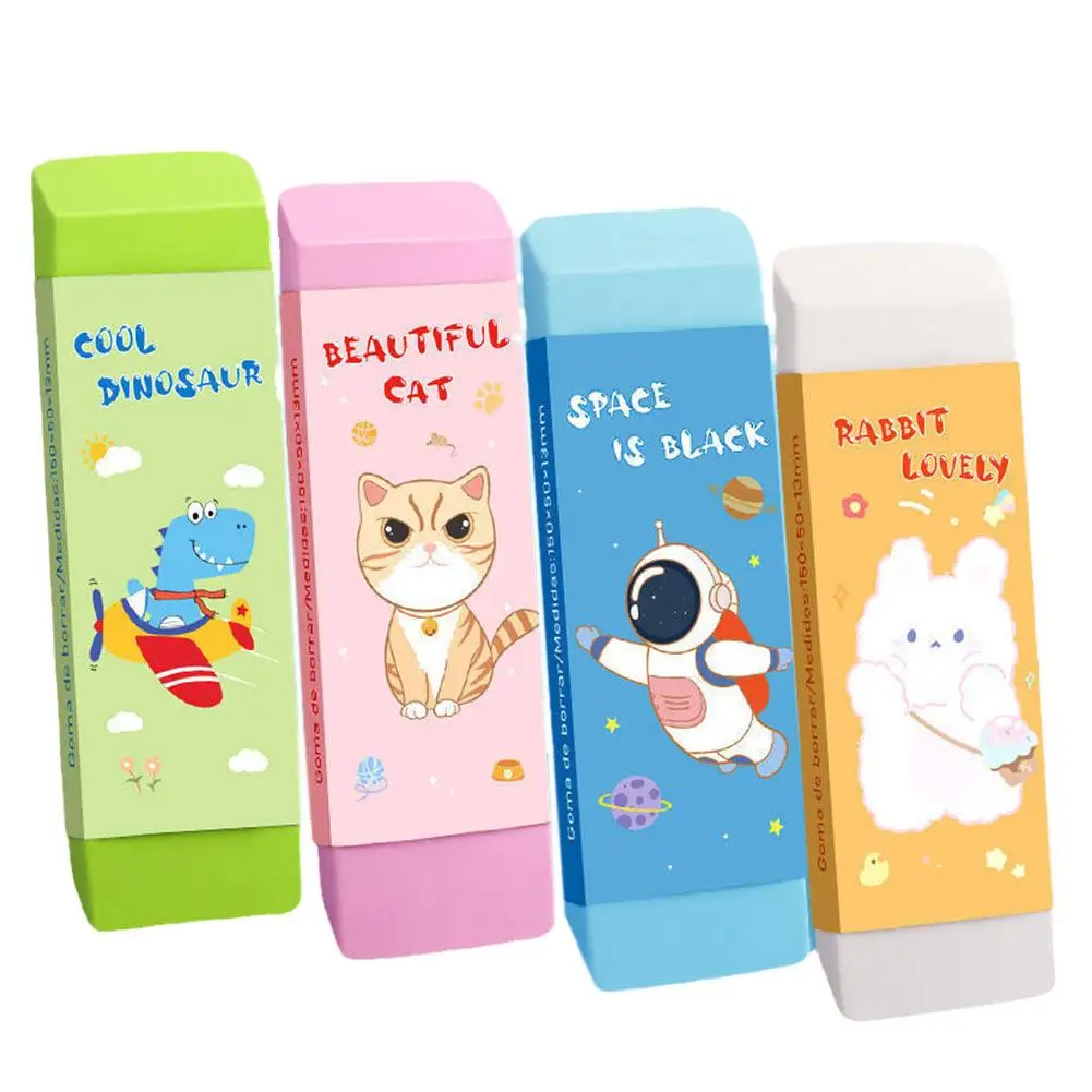 Cartoon Eraser For Sketch Writing Stationery Supplies Gift pencil eraser