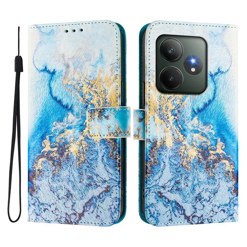 Elegant Leather Phone Case - Flip Cover Wallet with Magnetic Closure and Charming Cat, Flower, and Bear Designs.