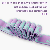 Multi-Section Elastic Yoga Resistance Bands Adult Child Dance Training Gym Home Pilates Exercise Pull Strap Belt Fitness Sport 2