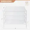 Sweater Drying Rack, Mesh Clothes Drying Rack, Stackaable Laundry Drying Rack, Lay Flat Dryer for Delicates, Portable Dry Rack 3