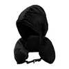 U-shaped Hoodie Pillow That You Stuff With Clothes Portable Travel Storage Bag Pillow Car Headrest Household Travel Neck Pillow 1