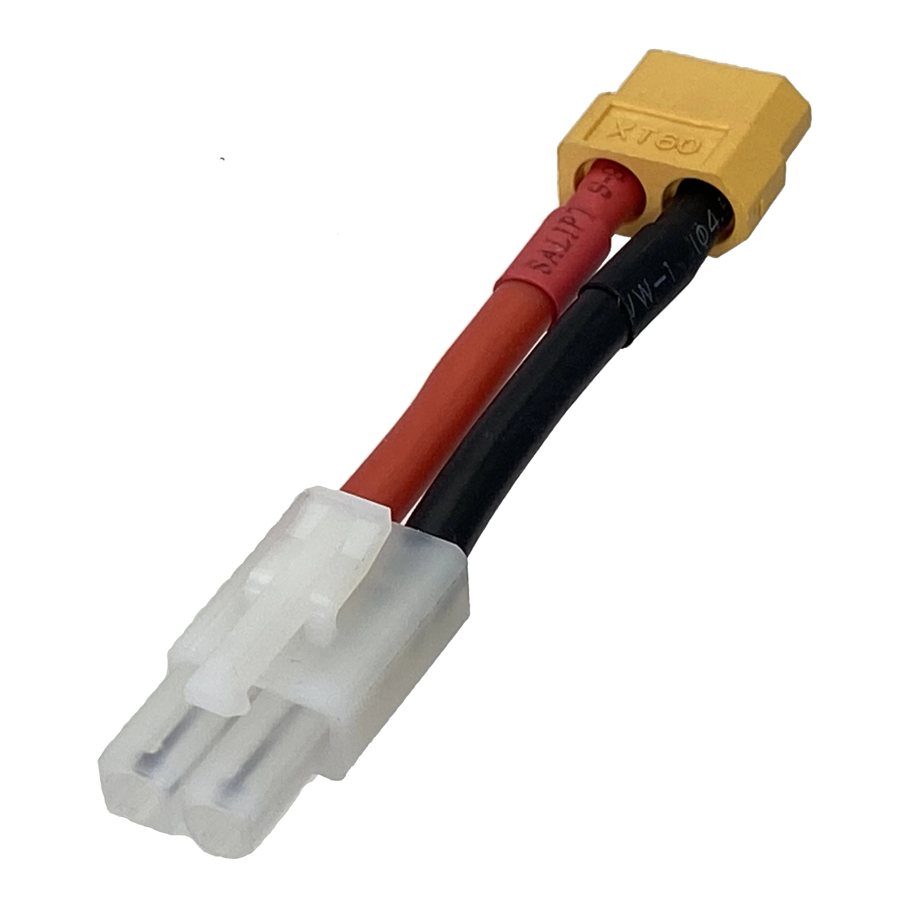 YIXISI 4 Pezzi Compatibile con Tamiya a XT60 Cavo Adattatore, Compatibile con Tamiya Connettore a XT60 Connettore, con Cavo in Silicone 10cm 14AWG, per Veicoli RC e Batterie Lipo