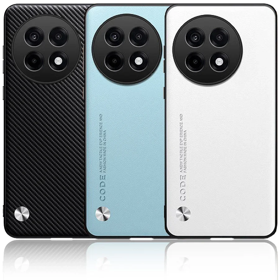 Premium Matte Leather Shockproof Case with Camera Protection