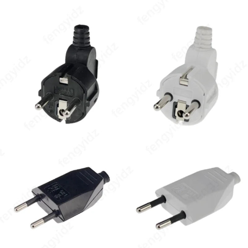 Plug Adapter EU/US/AU/UK 2.5A/16A Male Replacement Outlets Rewireable Schuko Electrical Connector for Power Extension Cable
