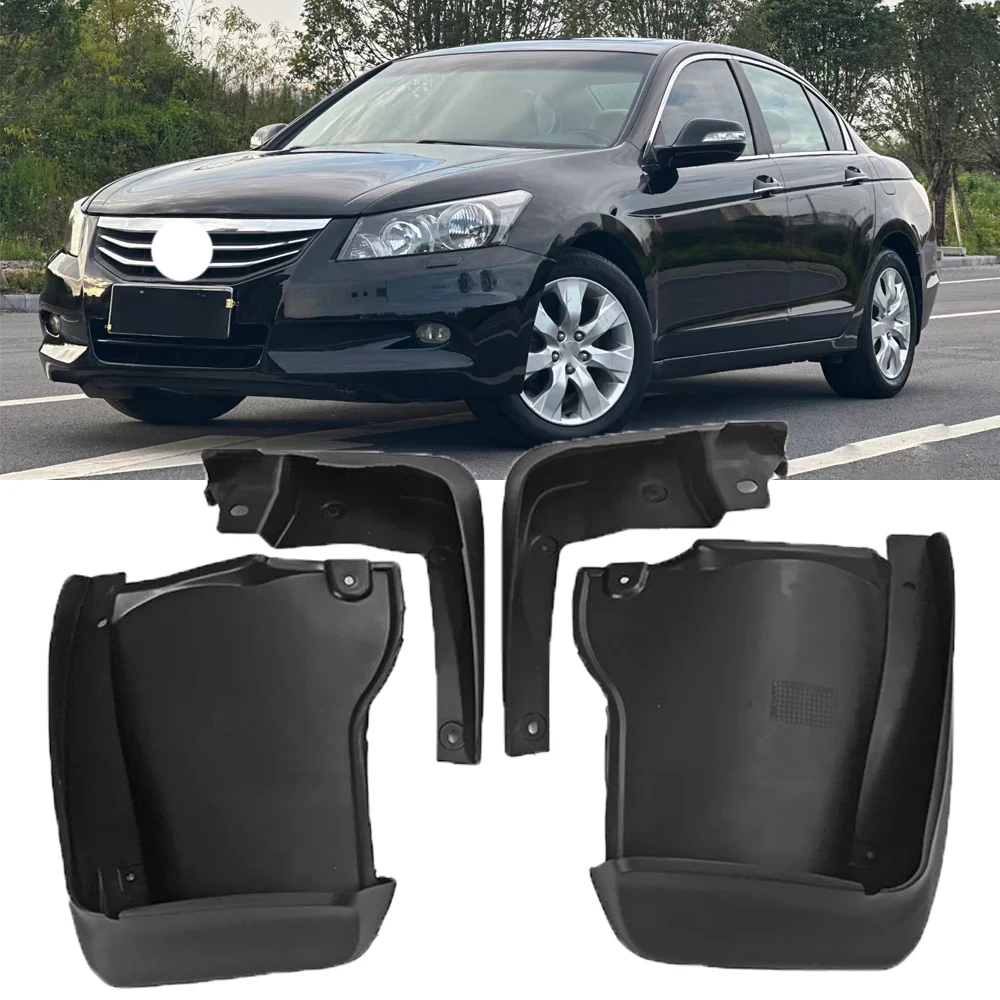 

New upgrade Mud Flaps For Honda Accord 2008 2009 2010 2011 2012 2013 MudFlaps Front Rear Fender Car Accessories 4PCS