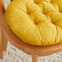 35 cm Seat Cushion Pad PP Cotton Chair Cushion Pad Round Linen Seat Pillow For Chair Back Decor Sofa Garden Office Home Supplies 4