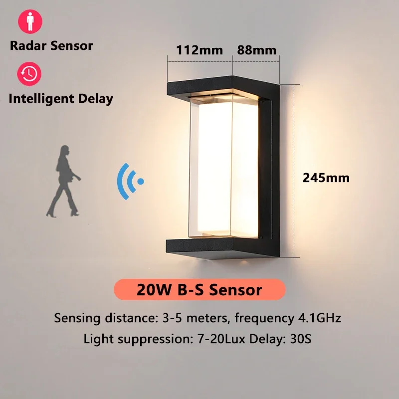B-S Motion Sensor,AC180-260V 20W