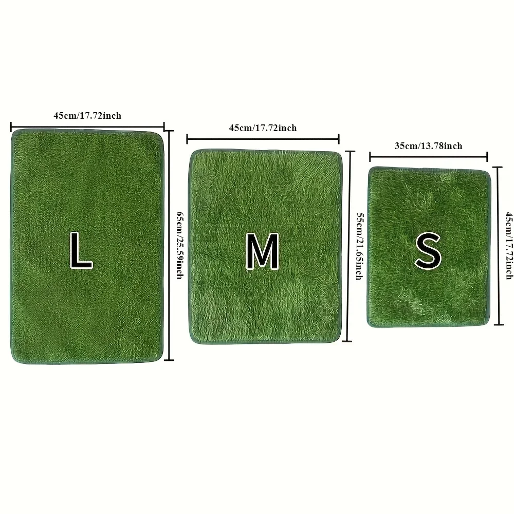 Reusable & Washable Dog Grass Mat Artificial Lawn for Pet Training with Non-Slip Backing Perfect for Indoor or Outdoor Use