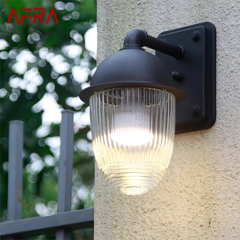 

AFRA Contemporary LED Outdoor Wall Lamps Electric Simplicity Waterproof Balcony Hallway Courtyard Villa Gate Hotel