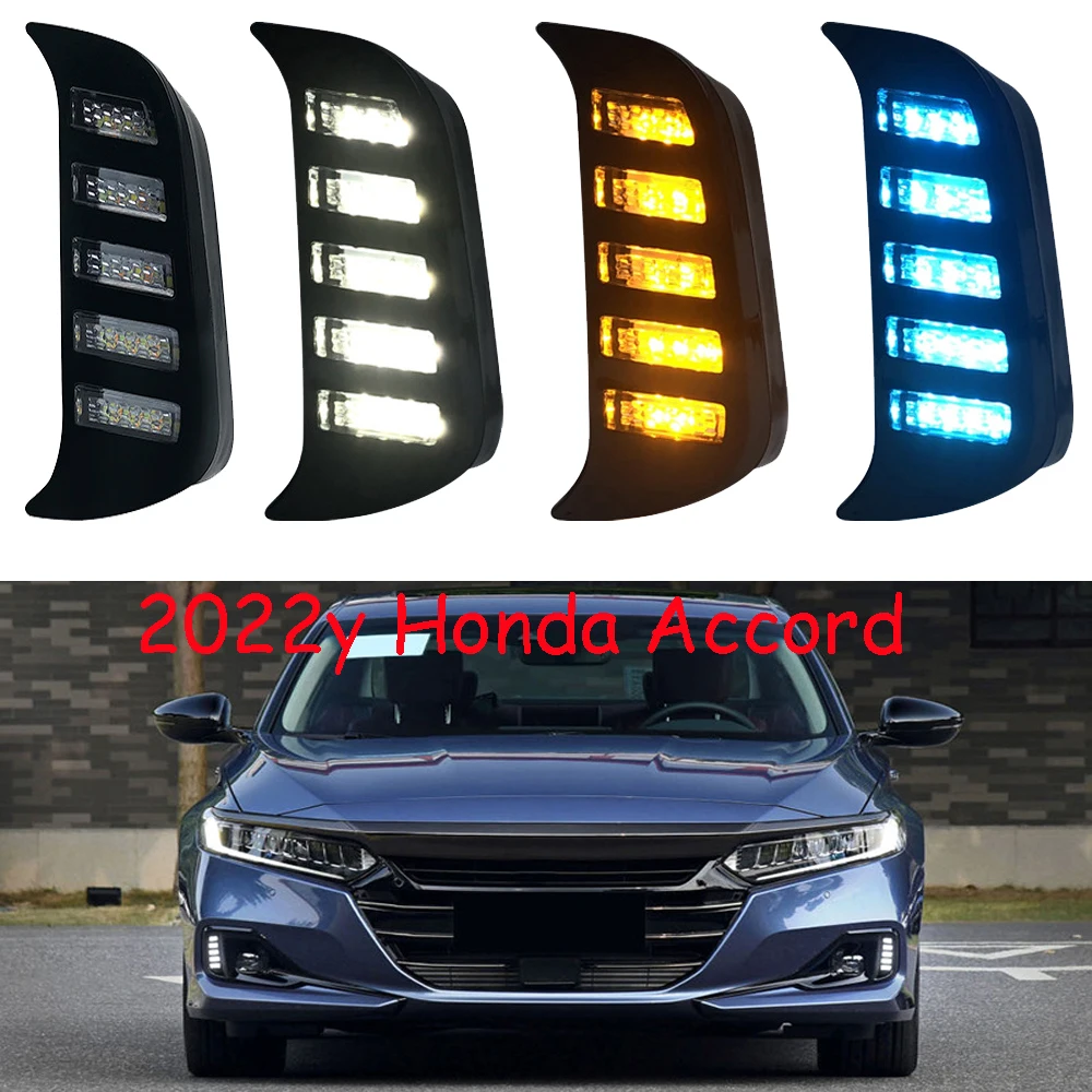 

car bumper headlight for Honda Accord daytime light 2023y DRL car accessories LED headlamp for accord fog light