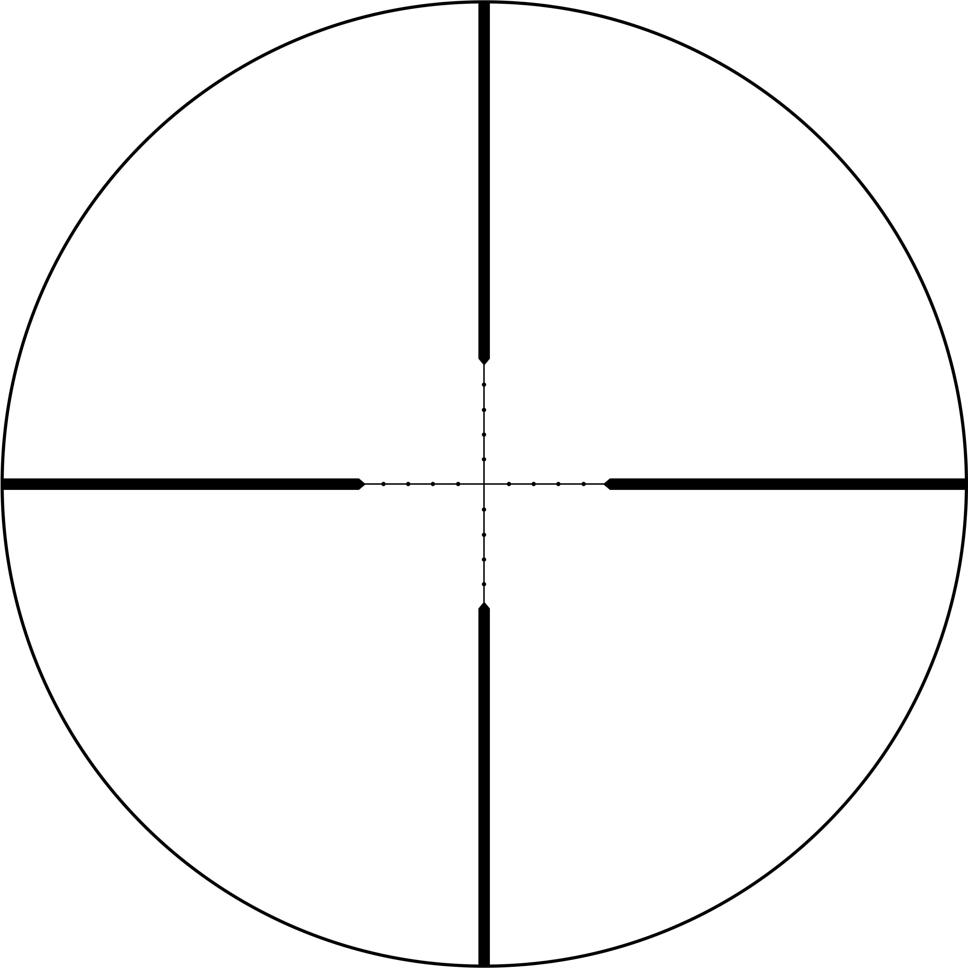 SPINA OPTICS HD 1-7x24 SFP 1/2 MOA Hunting Rifle Scope Short Dot Luneta CQB Riflescope .223 AR15 .308