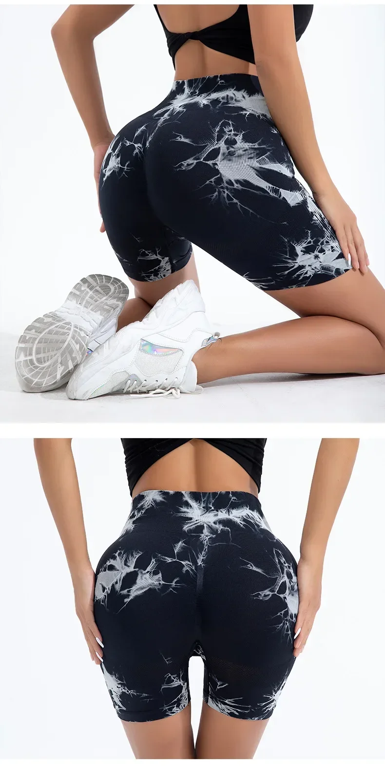 Short push-up pour femme, yoga et fitness