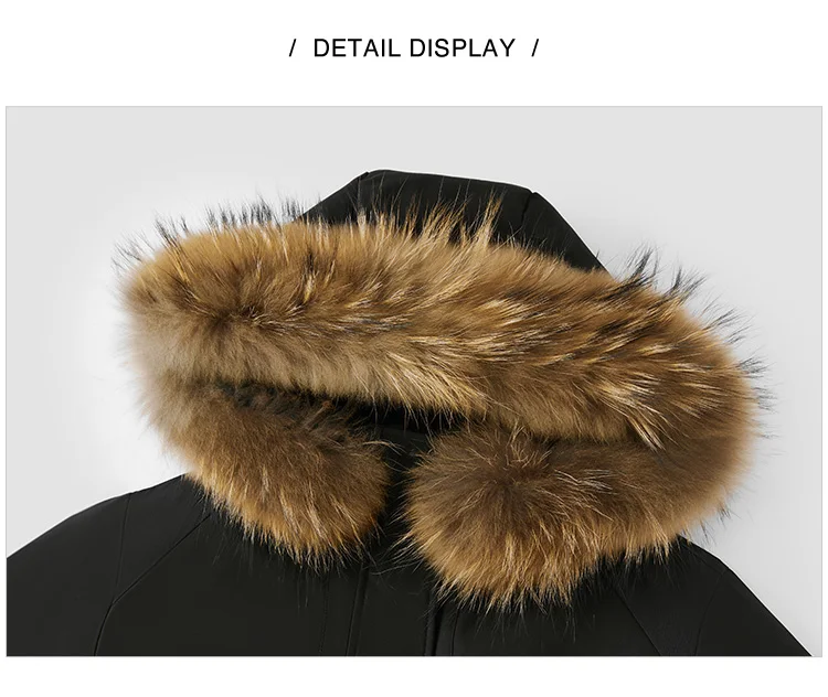 Women Goose Down Jacket | Waterproof Winter Coat with Thermal Insulation & Loose Fit Design