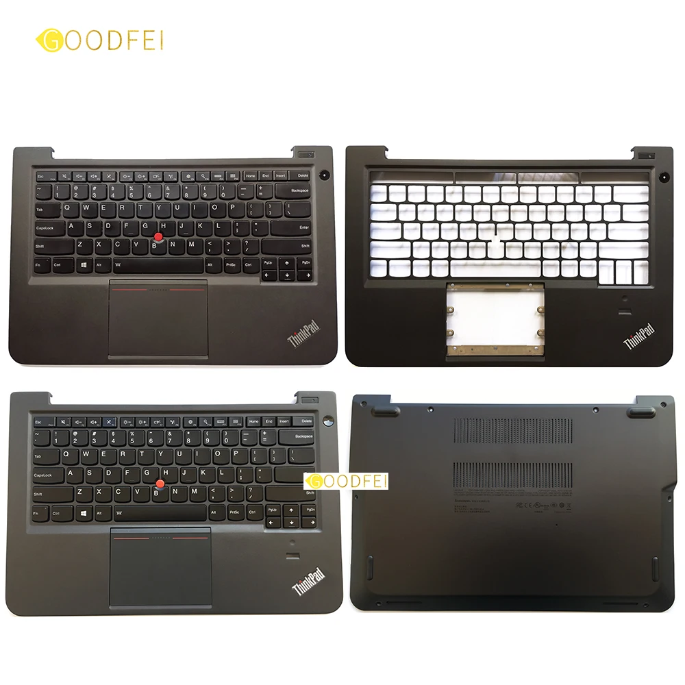 

For Lenovo ThinkPad S3 S431 S440 Laptop Palmrest KBD Bezel Upper Case C Cover Backlit Keyboard Touchpad No FPR Base Bottom Lower