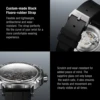 CIGA Design 3 in 1 Titanium Automatic Watch for Men Magician Series Skeleton Mechanical Wristwatch Fluororubber Strap 3 Pcs Case 5