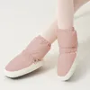 Adult Thick Soled Autumn Winter Short Boots Women Warm Ballet Dance Shoes Soft Soled Ballet Point Warm Shoes DS119 2