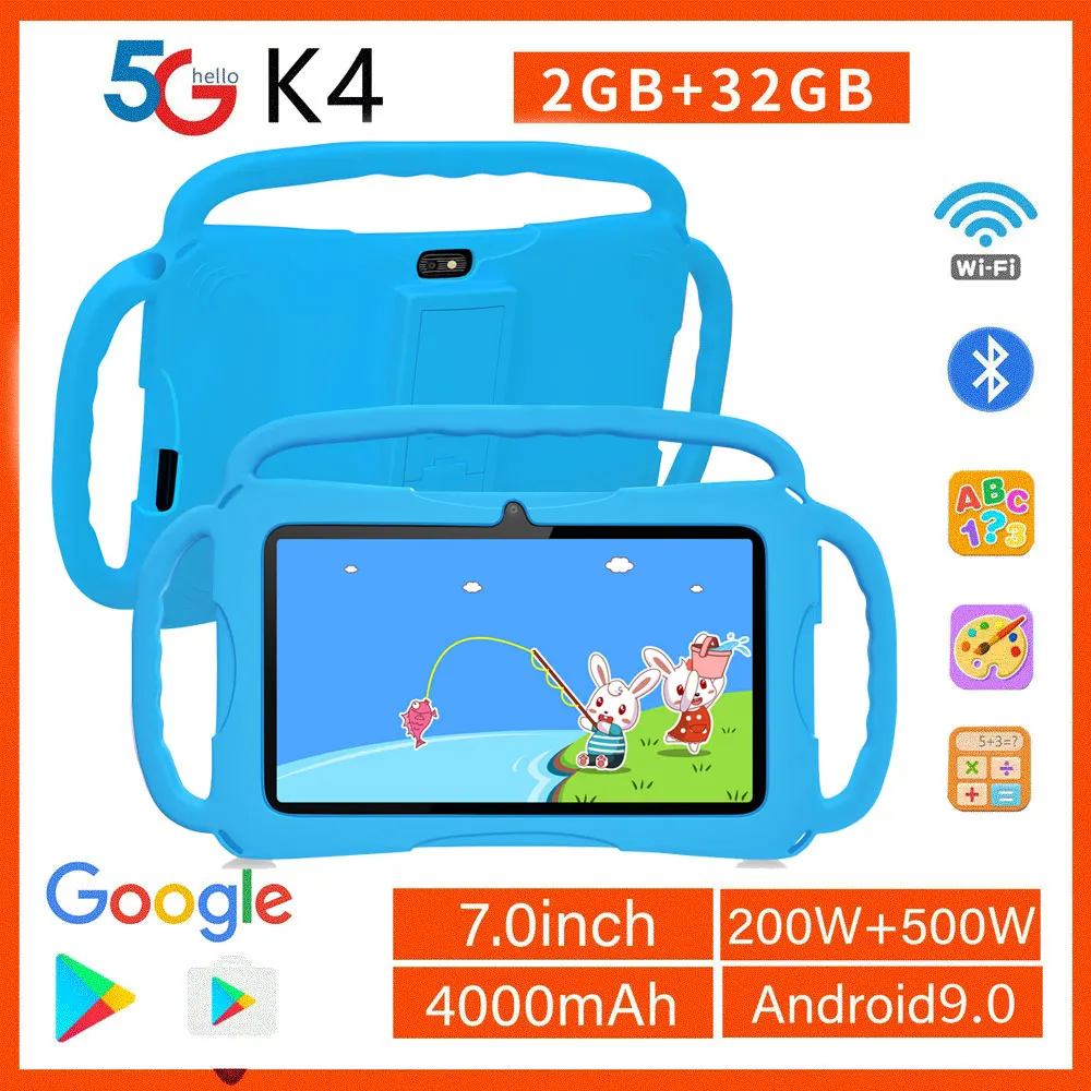 

2024 Mini pc 7-inch Global Edition 5G WiFi PC Android Kids Tablet 2GB RAM 32GB ROM Android 9.0