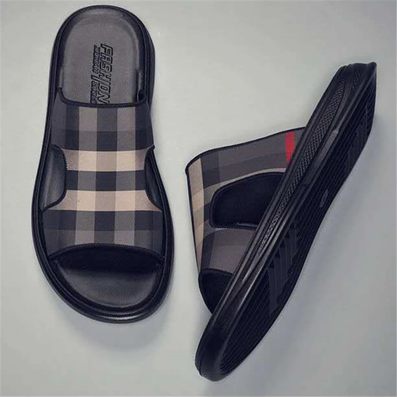 Summer Sandals Men Non-slip Shoes Unisex Bathroom Slippers Comfy Slides Beach Flip Flop Soft Indoor Size 38-44 3
