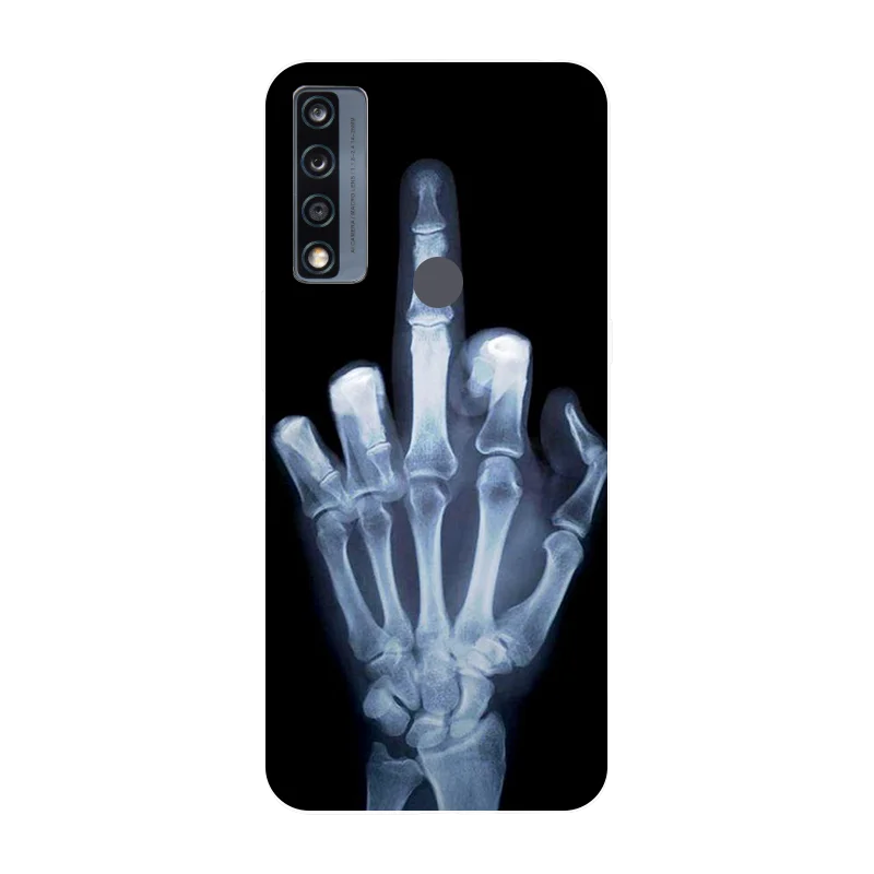 Stylish Bumper Silicone Phone Case with TPU Painted Design