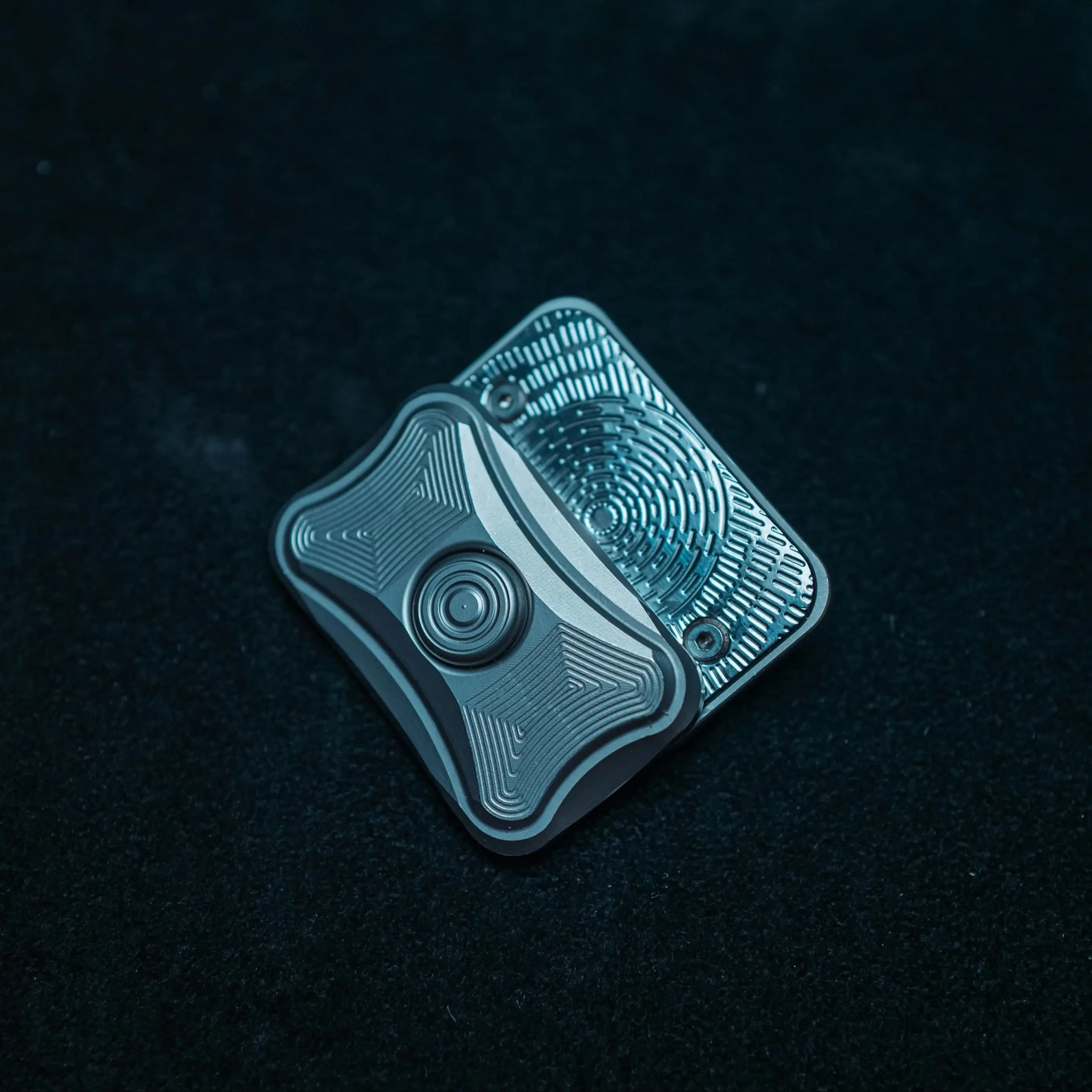 ZDEDC A2 2 In 1 無制限のプッシュスライダー フィジェットスピナー