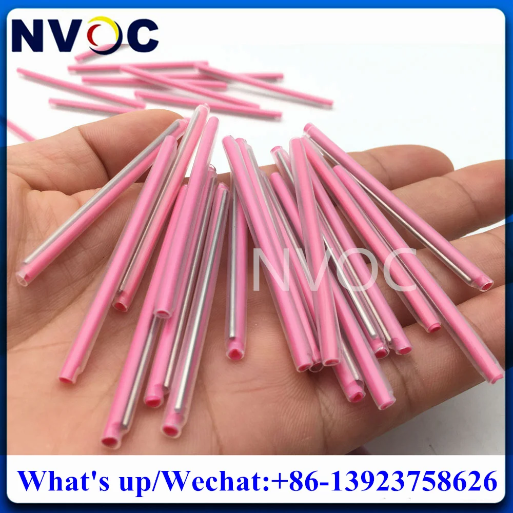 

1000Pcs 40mm 45m 50mm 60mm Fiber Optic Heat Shrink Hot Melt Pink Colorful Tube Fusion Protection Splice Sleeves For Bare Cable