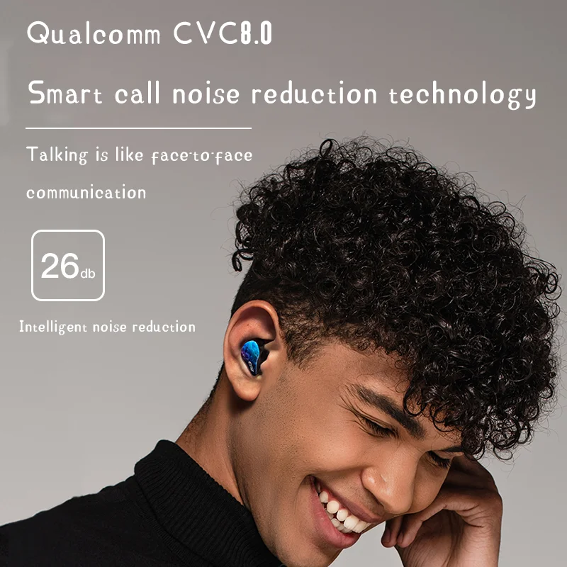Фото TWS-наушники EPZ S350T с поддержкой Bluetooth 5,2 и защитой от пота №2