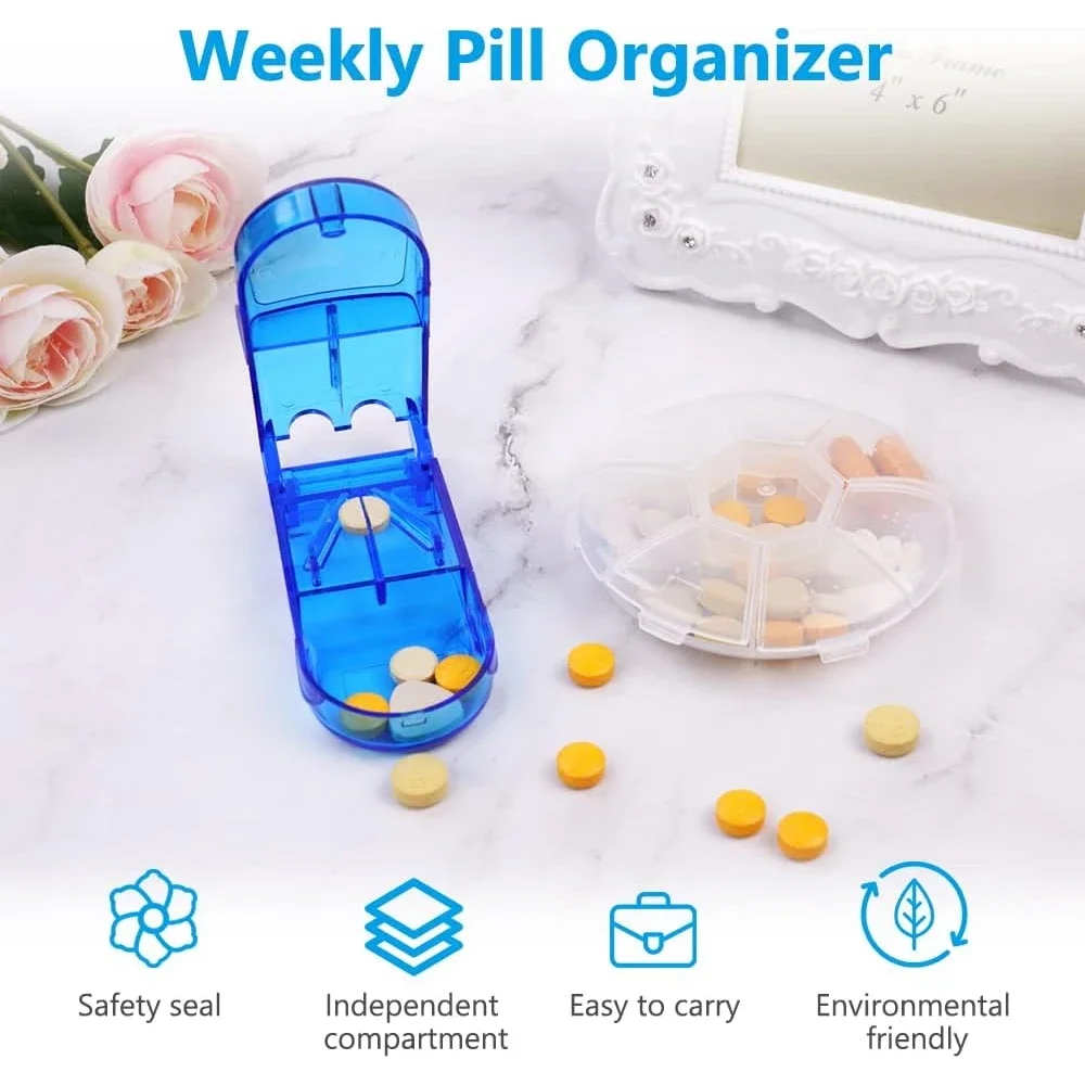Precision Pill Cutter with Safety Shield for Small Pills and Vitamins