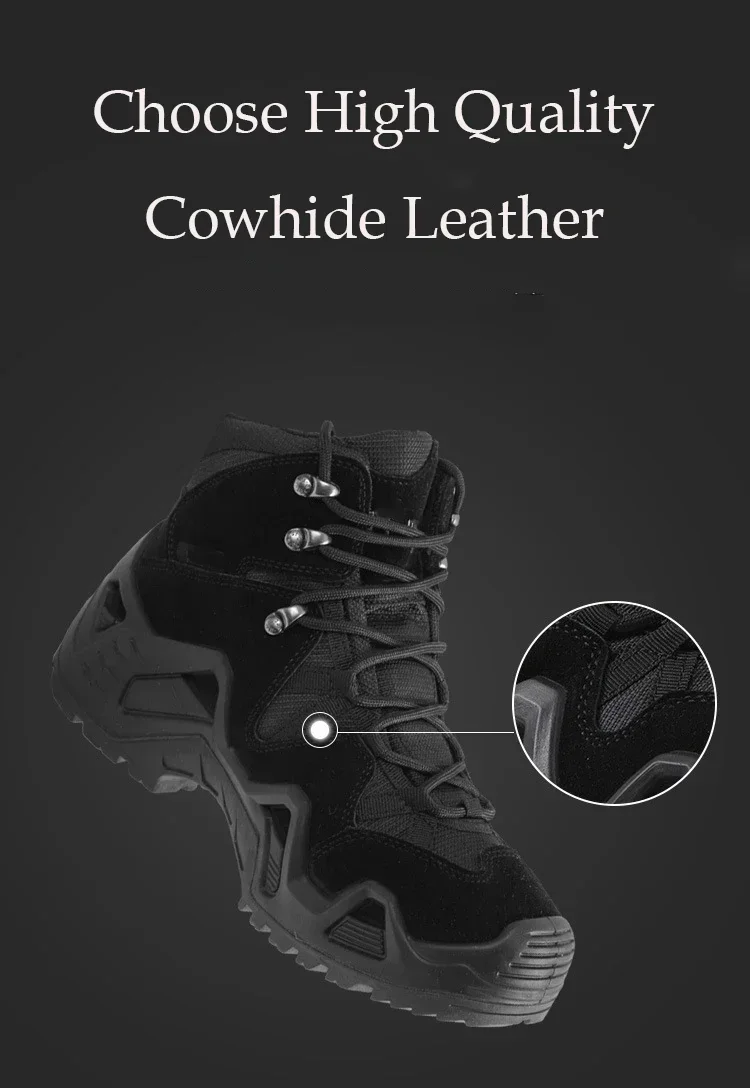 Men Outdoor Training Desert Boots Men Outdoor Camping Hiking Mountaineering Trekking Hunting Non Slip Shoes Sneakers men tactical boots