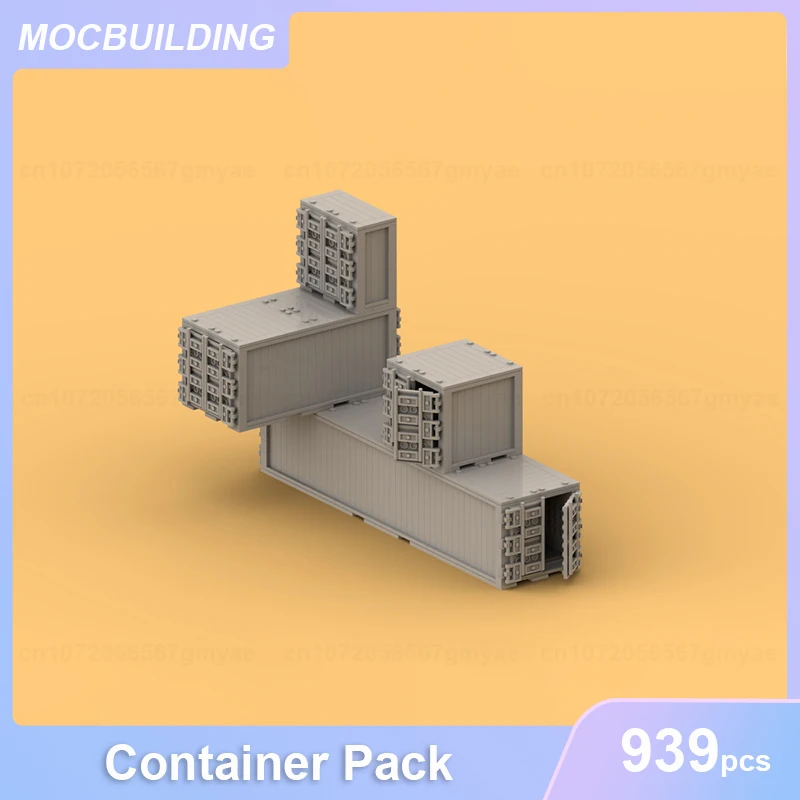 

939 шт., Детский конструктор MOC ёмкостью для сборки