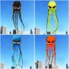Four-colors Large Animal Soft Kite 3D 8-meter Octopus Kite Outdoor Inflatabls Adult Kites Easy To Fly Nylon Tear Resistant 1