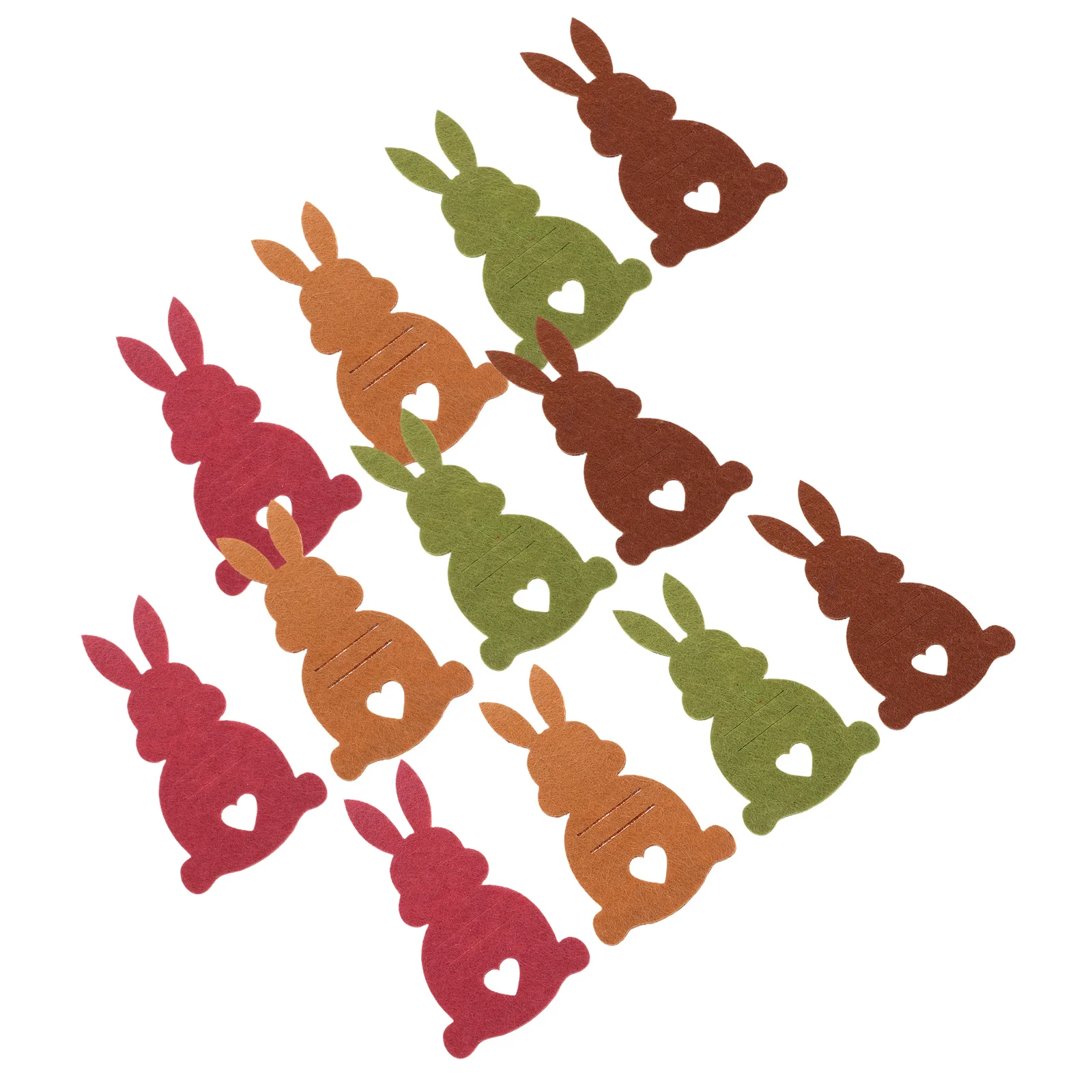 12 Pcs Bunny Money Clip Easter Bunny Design Table Decor Kitchen Decor Dining Tableware Party Supplies Napkin Holder Seat Card