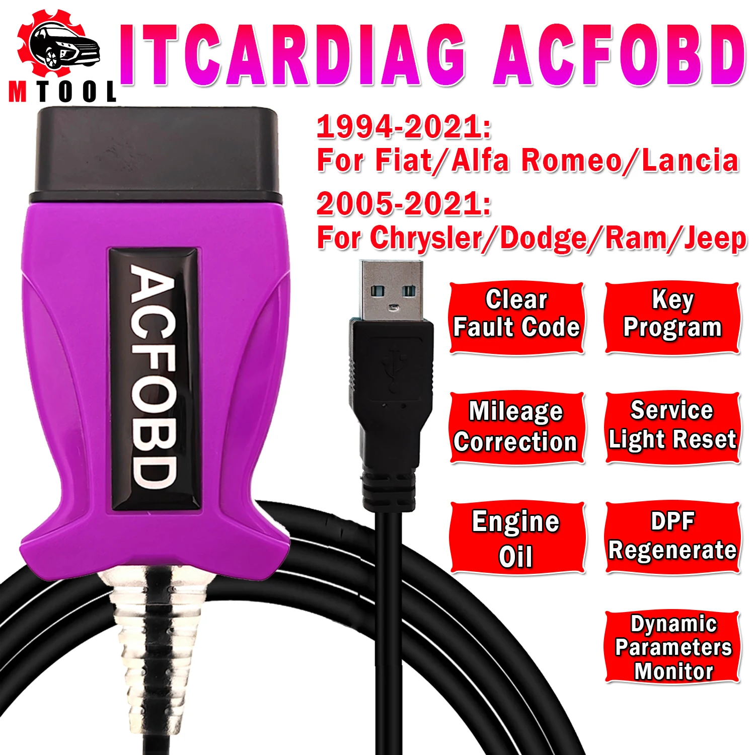 

Диагностический сканер ITCARDIAG ACFOBD для Fiat/Alfa/Romeo/Lancia/Chrysler/Dodge/Ram/Jeep
