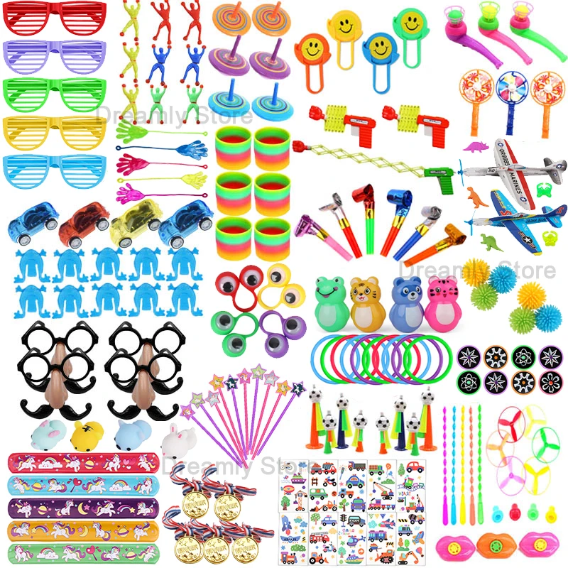 Party Toys Kids Party Favors Assortment Giveaway Pinata Filler Bulk Boys Girls Treasure Boxs Birthday Party Supply Gifts