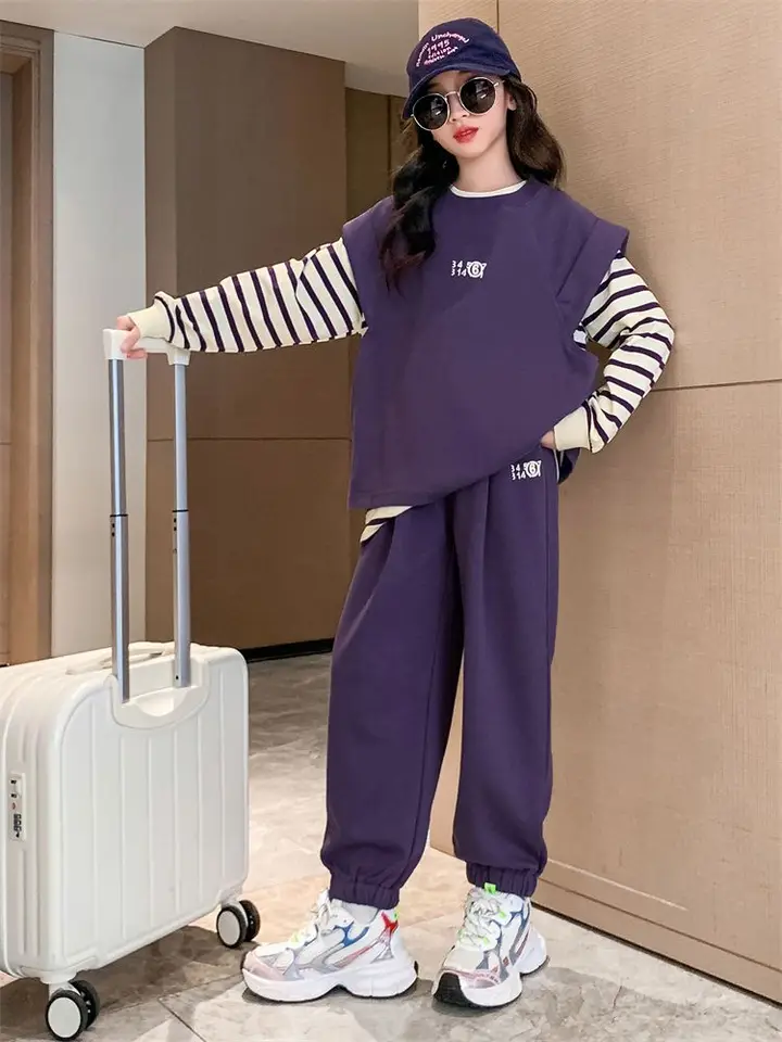 Survêtement 2 Pièces Unisexe Enfant - Sweat à Capuche + Pantalon Jogging - Polyester Doux - Taille Standard
