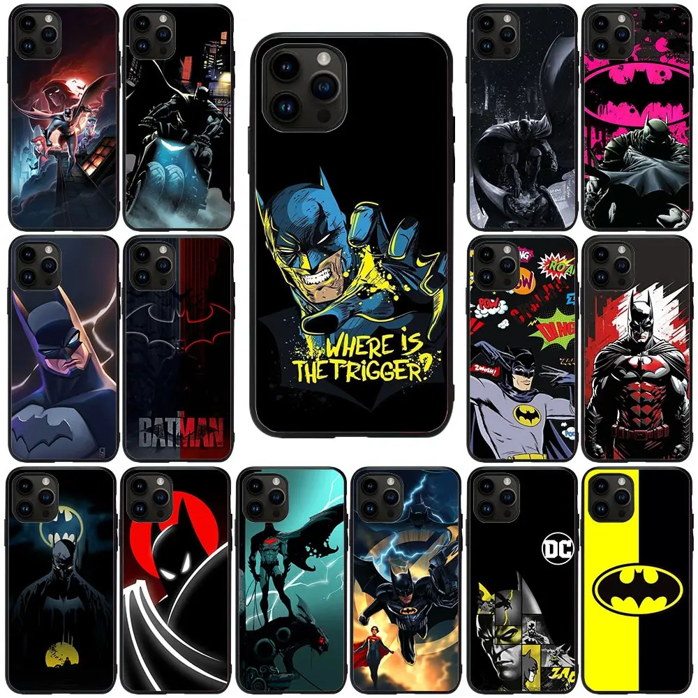 Js-6 Custodia Morbida Batman Hero Per Xiaomi Redmi 6 6A 7 7A 8 8A 9 9C 10C 10 S2 9A 9T 10A 12 12C Nfc Power