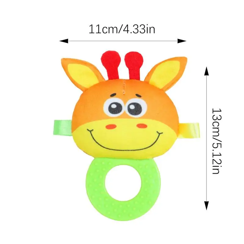 Rattle Toy For Toddler Sensory Teething Toys For Babies Developmental Toy Girls Boys And Babies Teething Rattle Sand Hammer