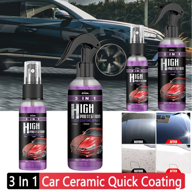 1/2/3/4pcs Car Ceramic Coating Spray 30/100ml Auto Nano Ceramic Coating  Polishing Spraying Wax Car Paint Scratch Repair Remover - AliExpress