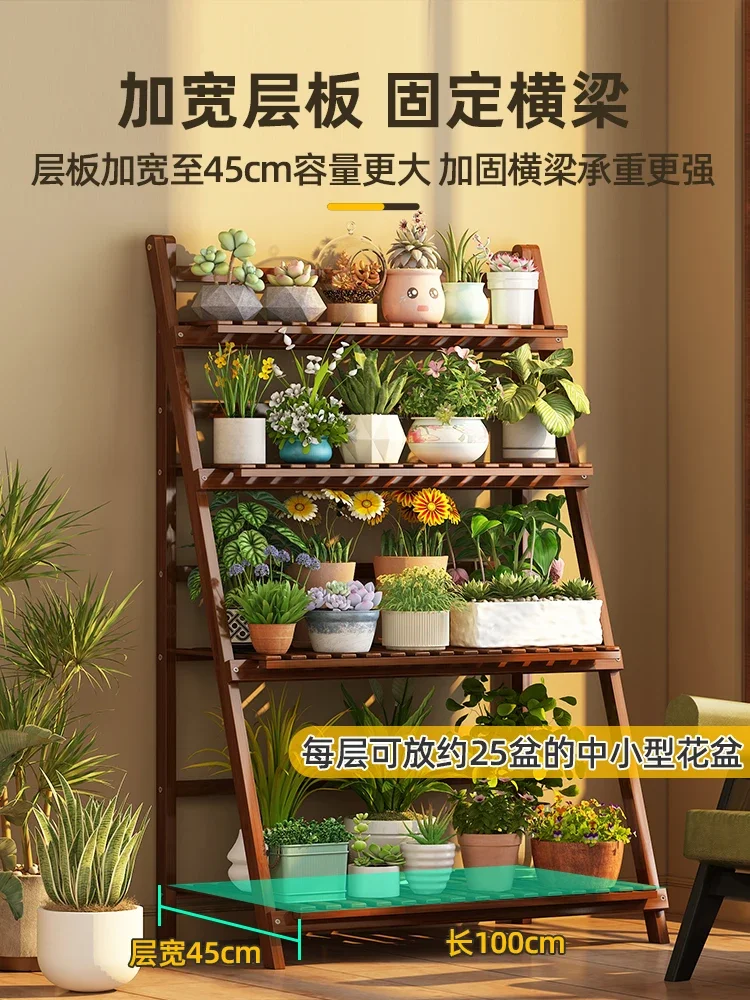 

Flower rack, storage rack, balcony, succulent potted plants, floor standing living room, indoor and outdoor stepped multi-level