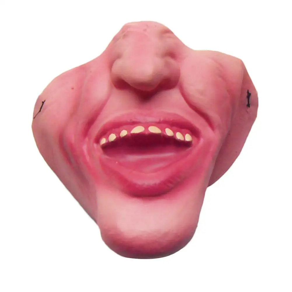 Lustige 3D-Gesichtsausdrucksmasken für Damen und Herren, Abschlussball, Party, Reiten, atmungsaktive Mund-Gesichtsmaske, kreativ bedruckte Masken – Detail 14