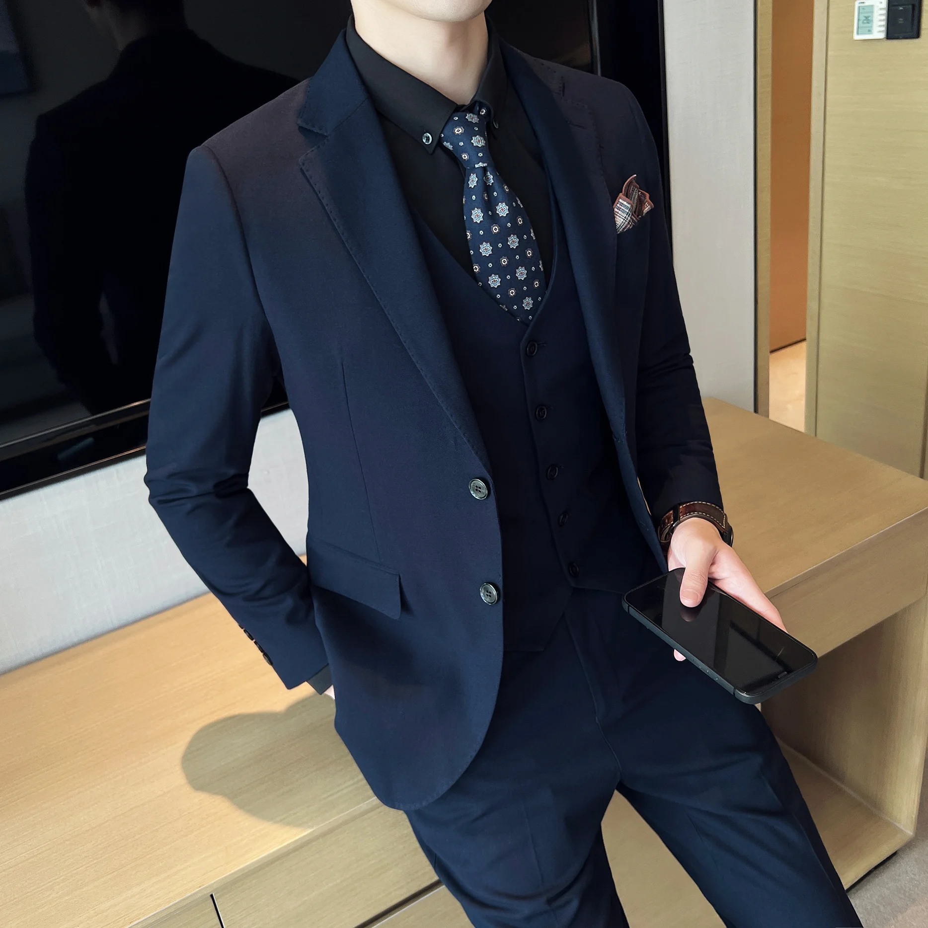 Рисунок 2 - (Пиджак + брюки) 2023 мужской тонкий