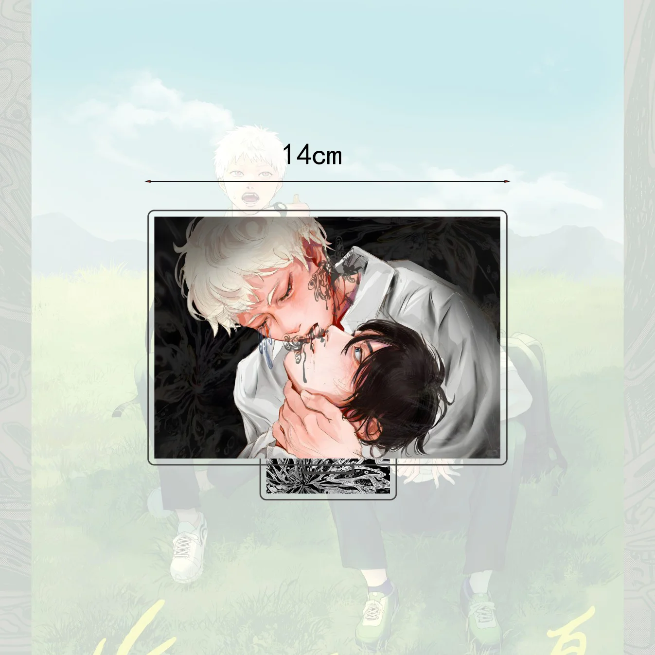 Anime-Inspired 15cm Acrylic Background - Hikaru Yoshiki Desktop Decoration Gift