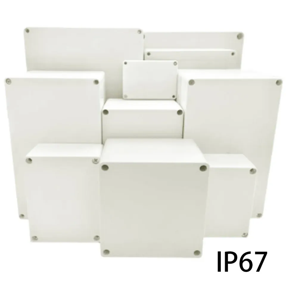 Waterproof Electronic Cases Project Junction Box for Electrical Cable Outdoor DIY Sealed IP67 Enclosure Wire Box 350x120x150mm