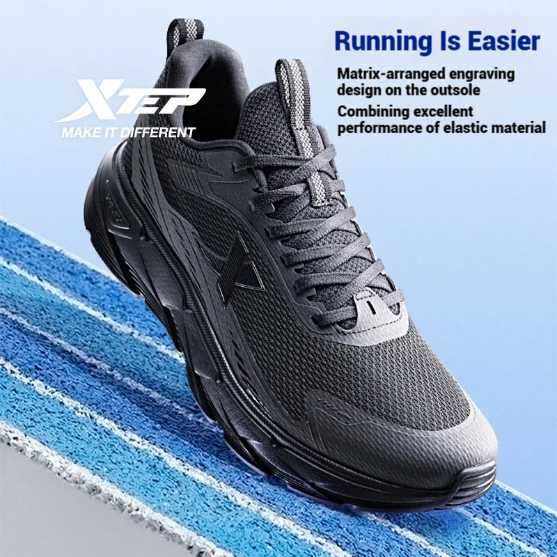 Xtep Light Joy 2 Men's Running Shoes 2025 Spring Shock-absorbing