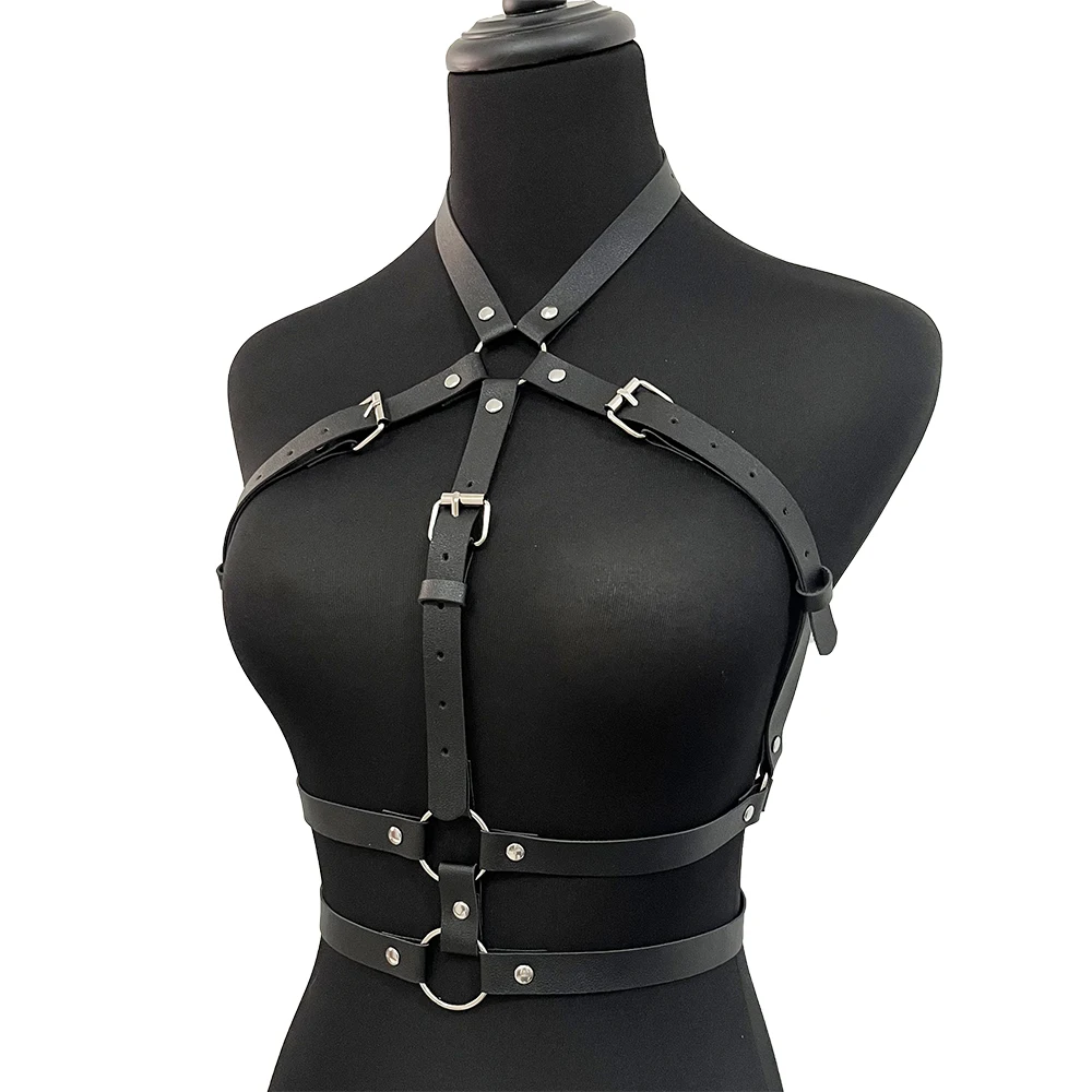 Sexy Lingerie for Women Bondage Harness Belt Couple Underwear Chest Harness Corset Bra Cage Suspenders Goth Top Sword Belts S2bd334cab809444ca9d987edf5d5cdffB