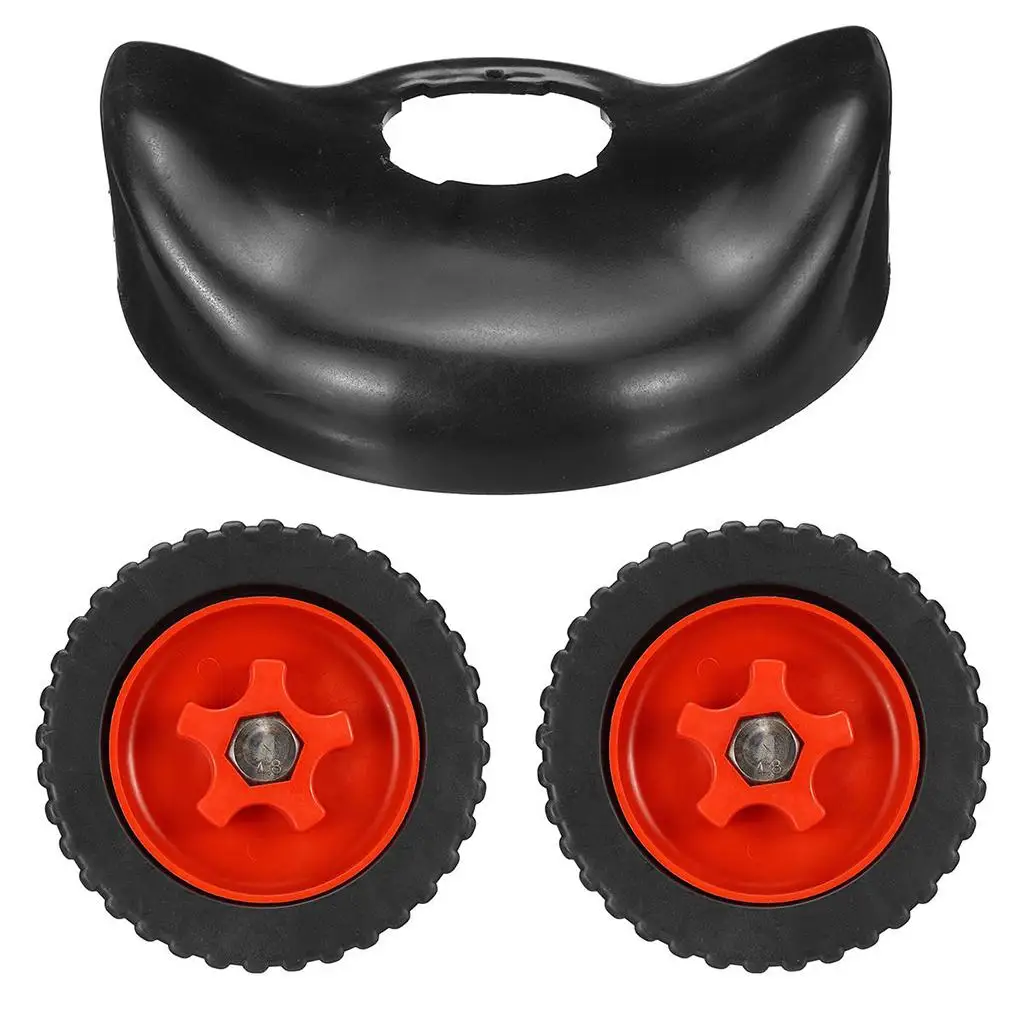 잔디 트리머 휠 도구 정원 잔디 깎는 기계 휠 스트링 커터 가지치기