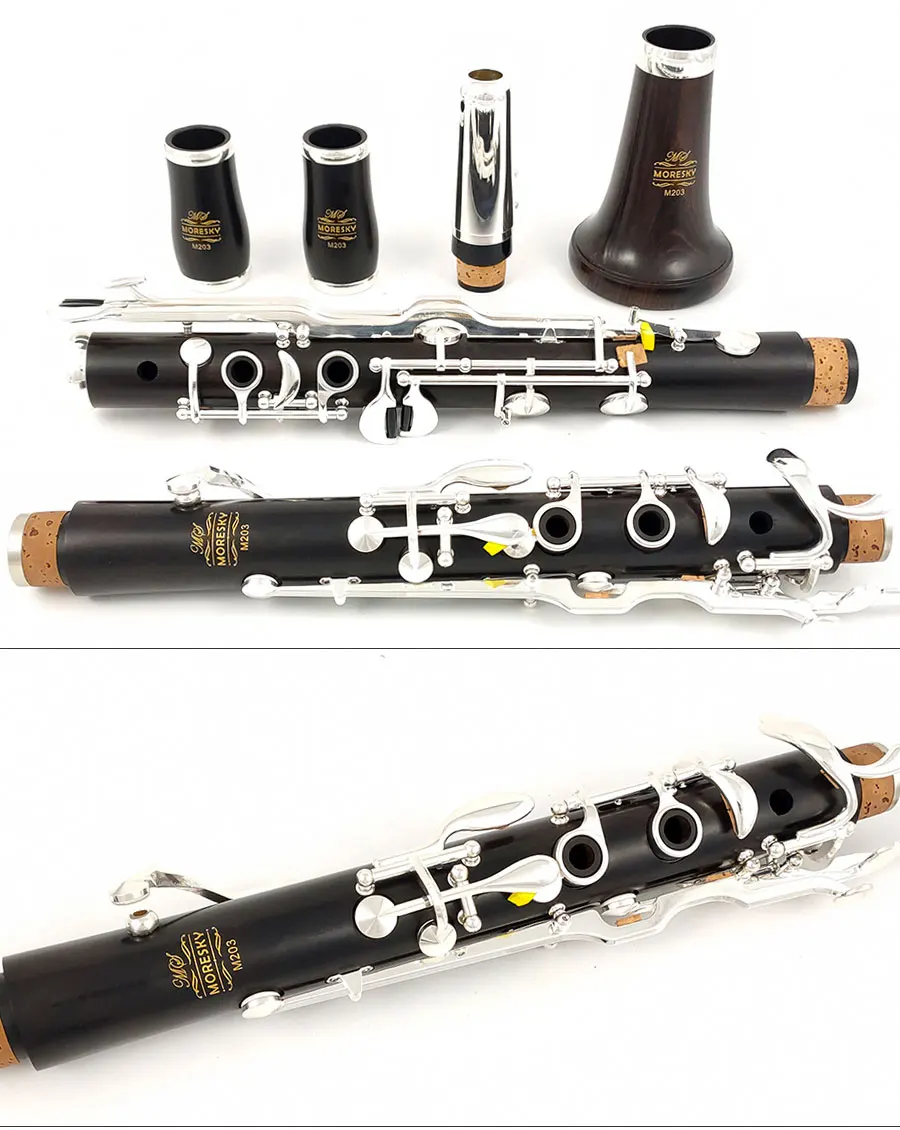 

Oehler System Clarinet G Tune Ebony Turkish Silver Plated Keys M203