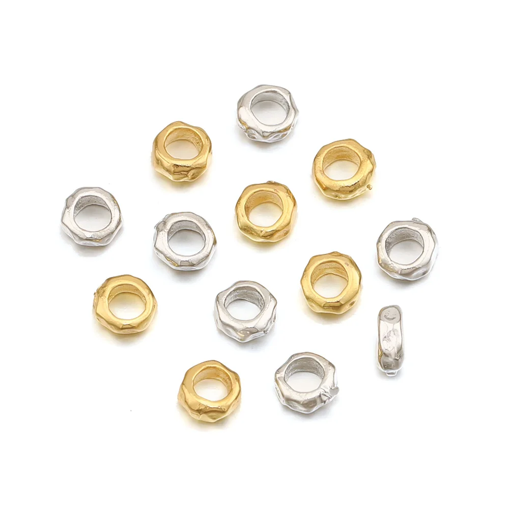 Cordial Design 6*6MM 100Pcs Jewelry Spacer/Loop Shape/Genuine Gold Plating/Jewelry Findings & Components/DIY Beads/Hand Made - cordial