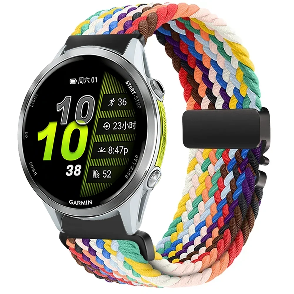Parachute Buckle Nylon Braided Adjustable Strap, 20mm 22mm